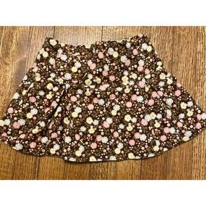 Gymboree Skorts Brown Corduroy Pull On Size 5 EUC